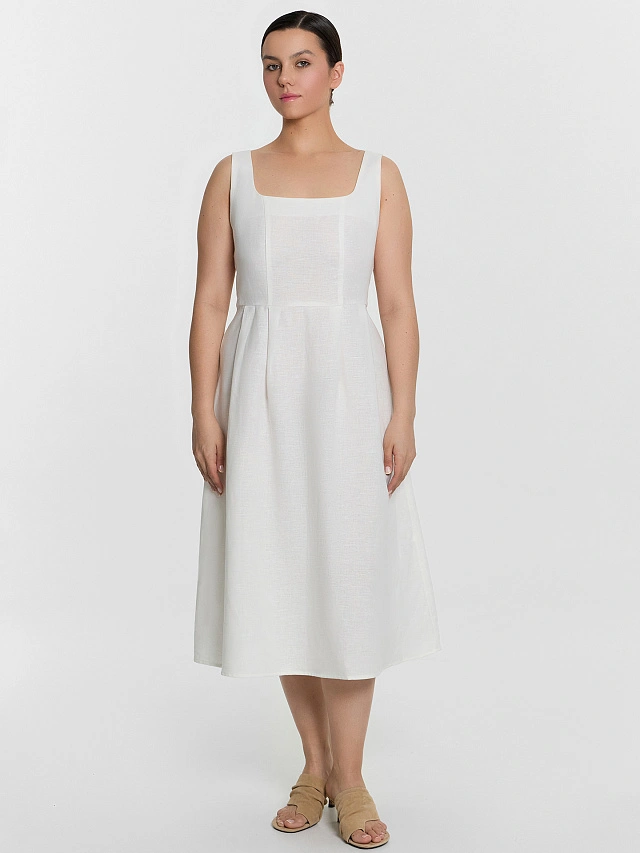 Сарафан женский белый - 2