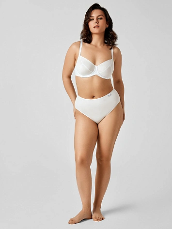 Трусы макси женские белые