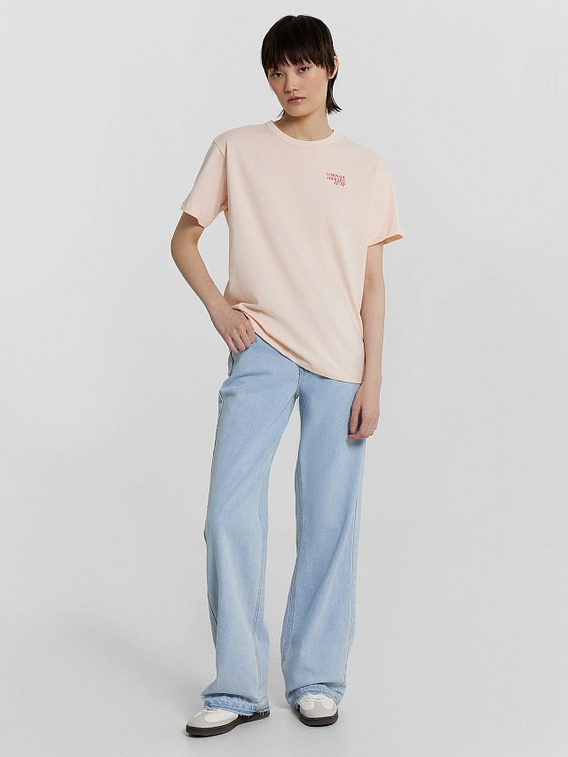 Футболка женская розовая с принтом "Lemonade" - 4