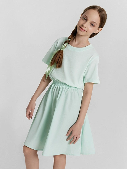 картинка Платье для девочек мятное от известного бренда одежды для девочек Mark Formelle