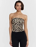 Топ женский леопардовый