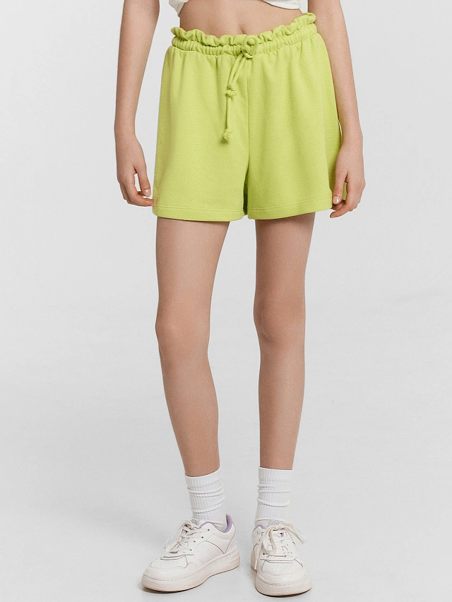 Шорты для девочек салатовые - 2