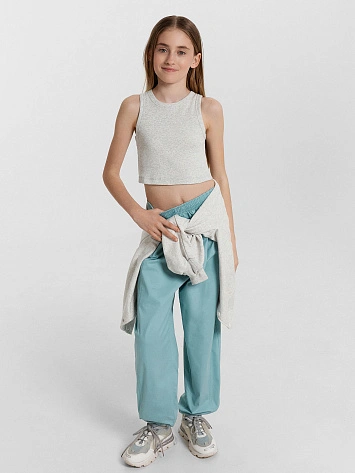 Брюки для девочек голубые