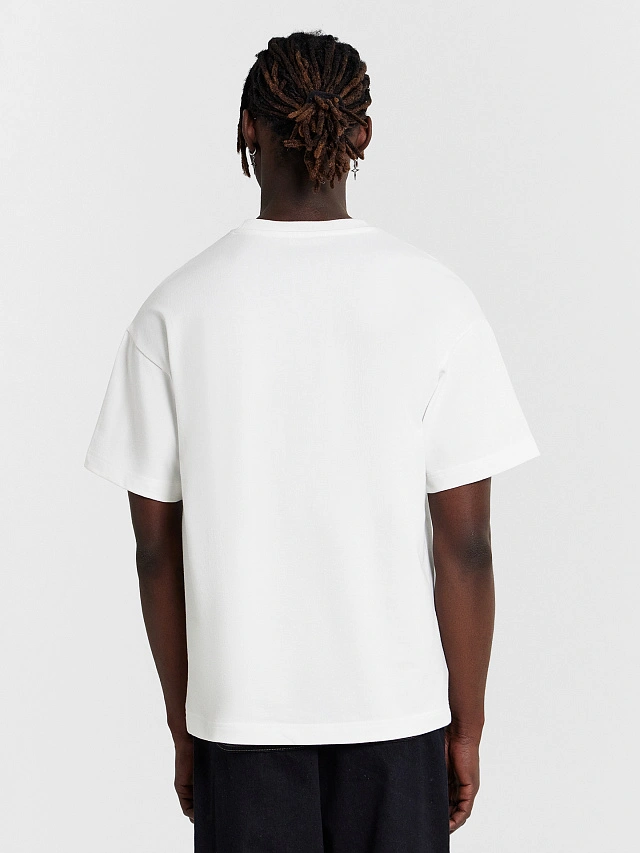 Футболка мужская белая с принтом "Pause" - 2