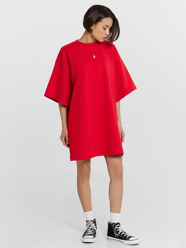 Футболка женская красная с надписью "Если нужно объяснять, то не нужно объяснять" - 3