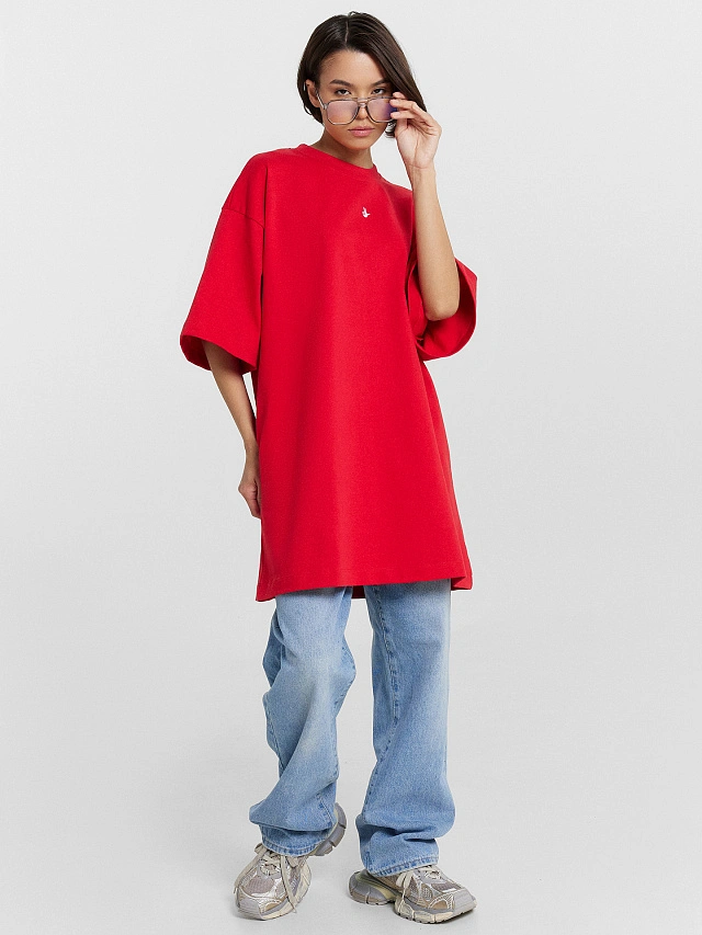 Футболка женская красная с надписью "Если нужно объяснять, то не нужно объяснять" - 7