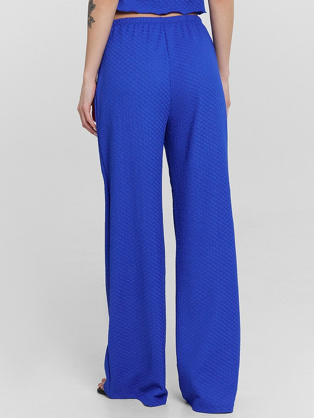 Брюки женские синие - 4