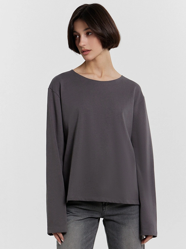 Джемпер женский серый - 2