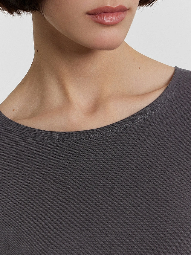 Джемпер женский серый - 5