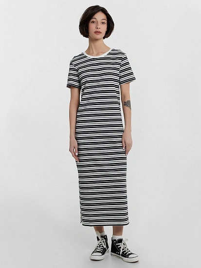 картинка Платье женское в полоску  от магазина стильной одежды Mark Formelle