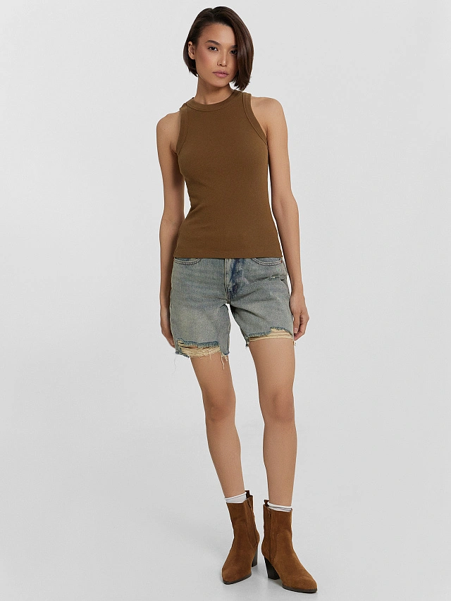 Топ женский коричневый - 3