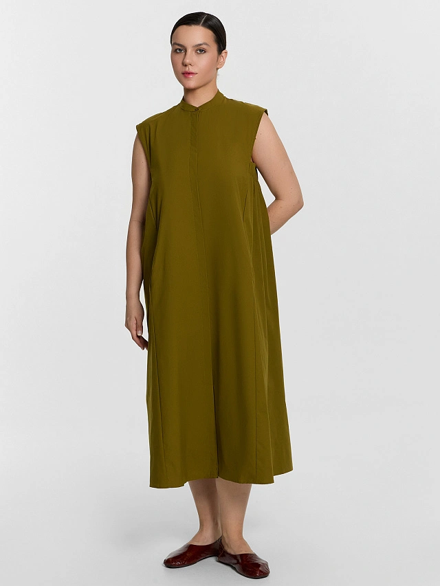 Платье женское хаки - 2