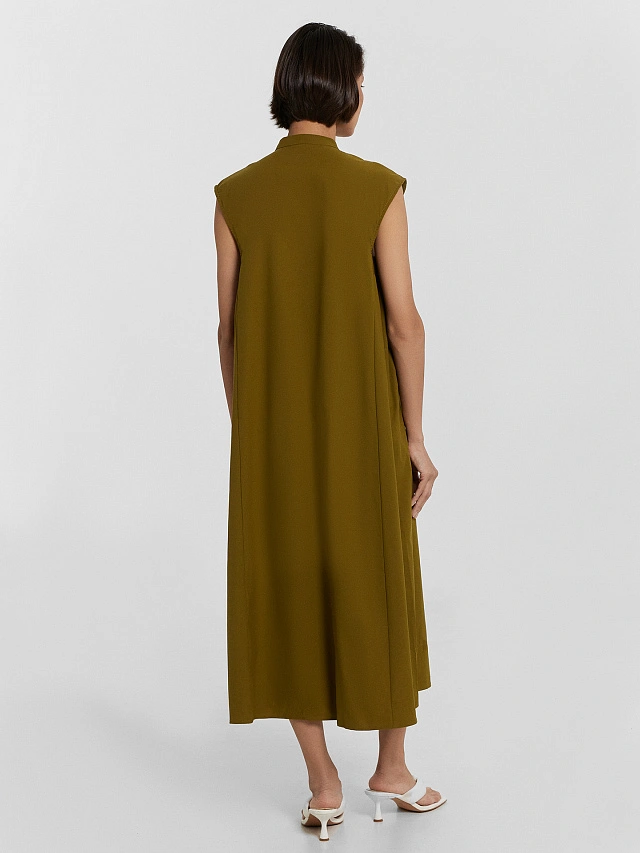 Платье женское хаки - 3