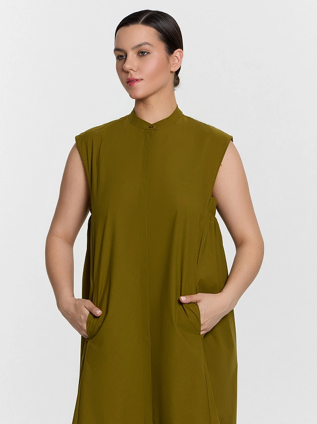 Платье женское хаки - 5