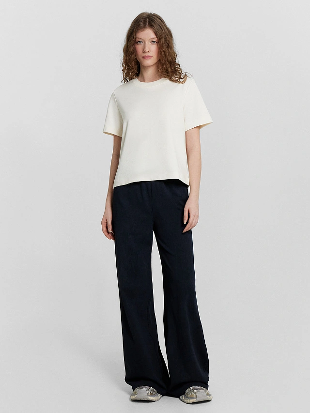 Футболка женская кремовая - 3