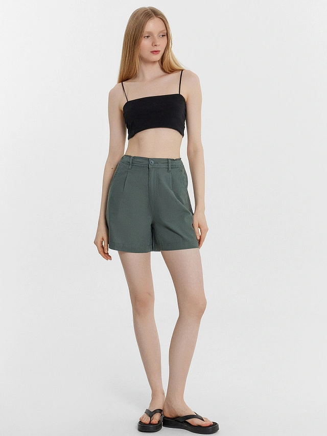 Шорты женские зеленые - 3