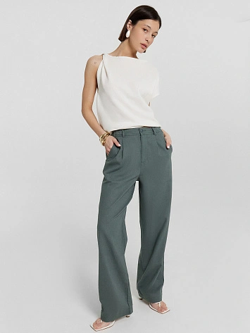 Брюки женские зеленые