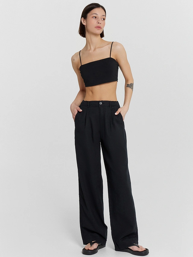 Брюки женские черные - 3