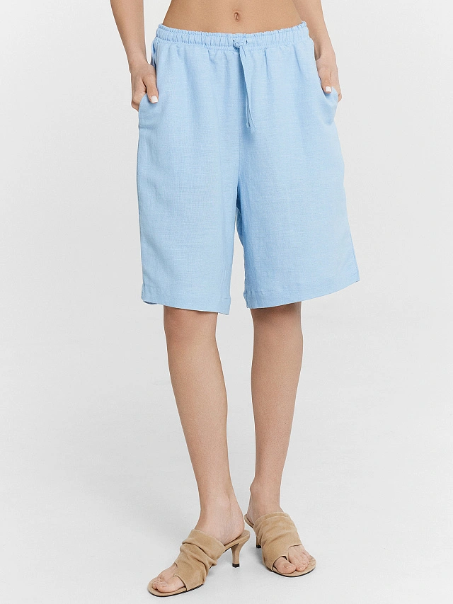 Шорты женские голубые - 2