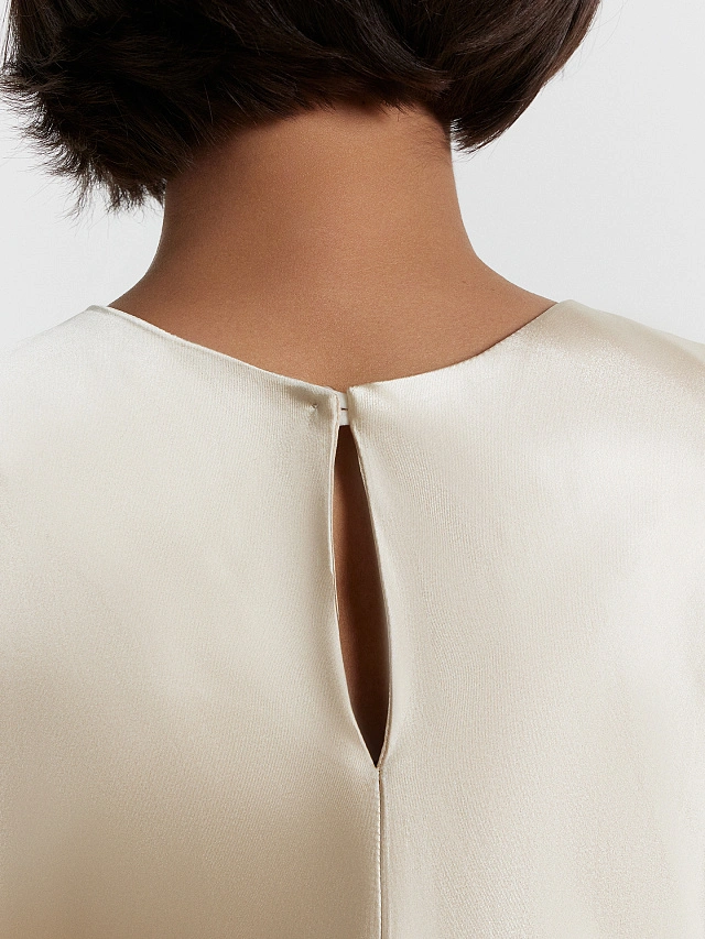 Платье женское кремовое - 6