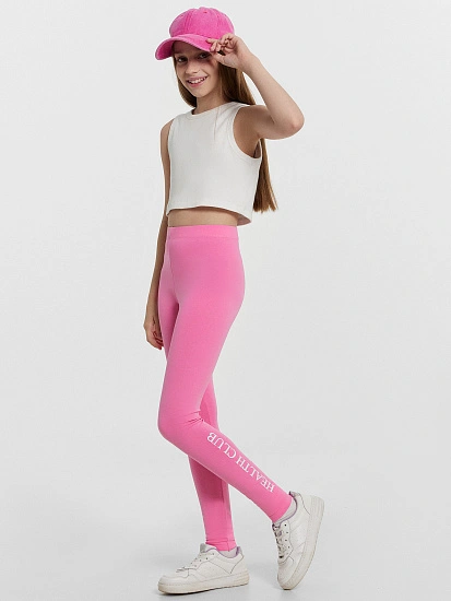 картинка Легинсы для девочек розовые от известного бренда одежды для девочек Mark Formelle
