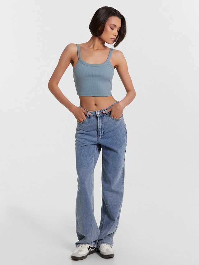 Топ женский голубой - 3