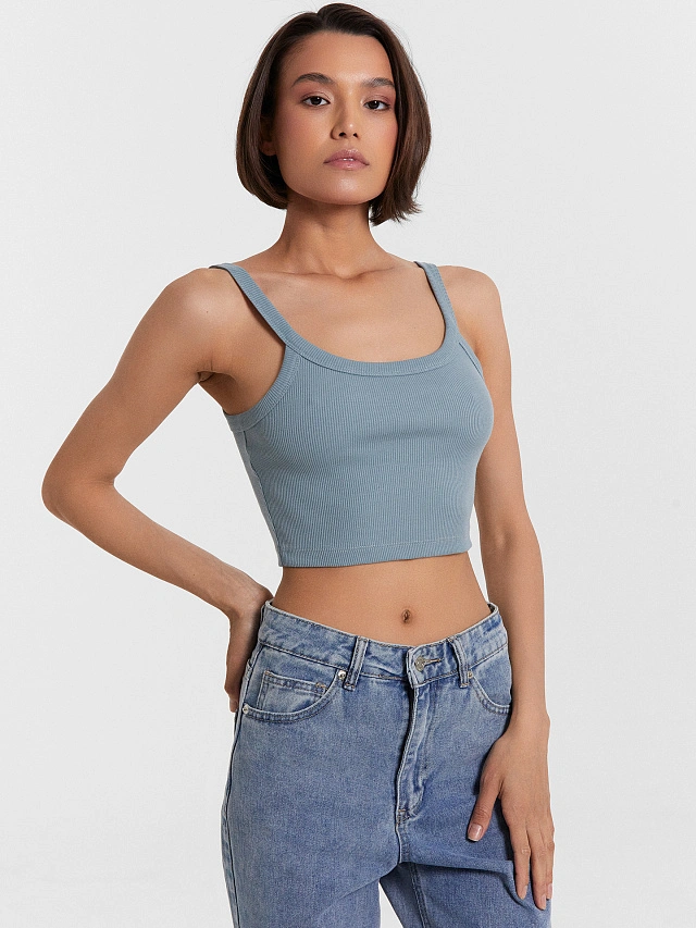 Топ женский голубой - 6