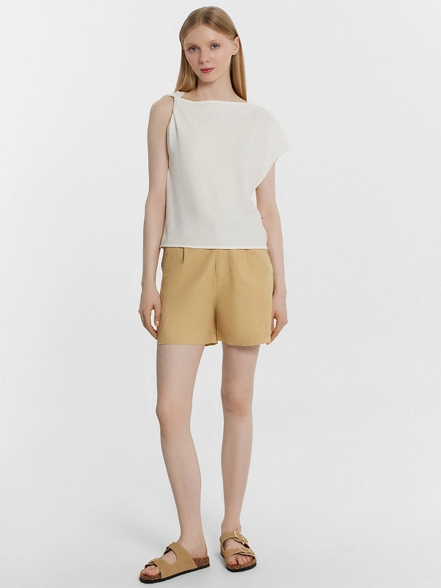 Шорты женские бежевые - 3