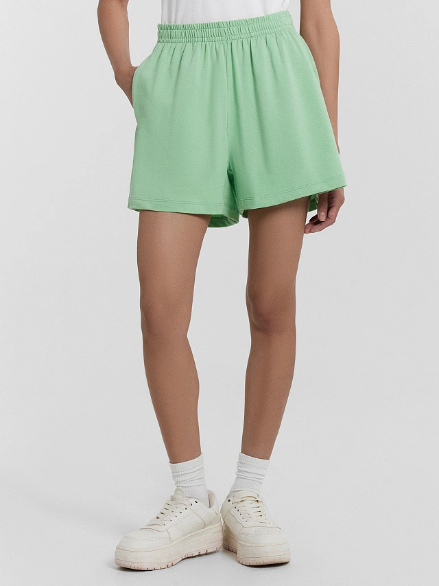 Шорты женские зеленые - 2