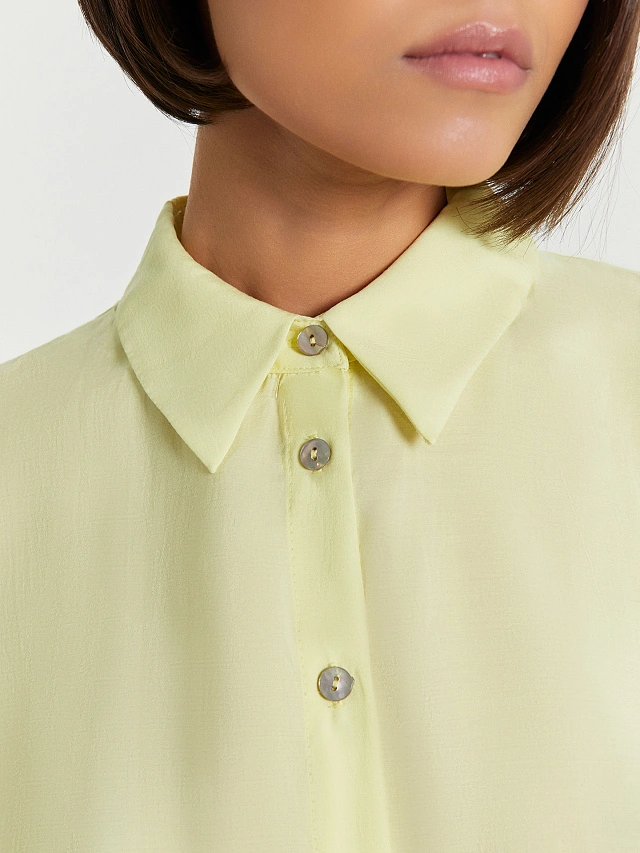 Платье женское желтое - 6