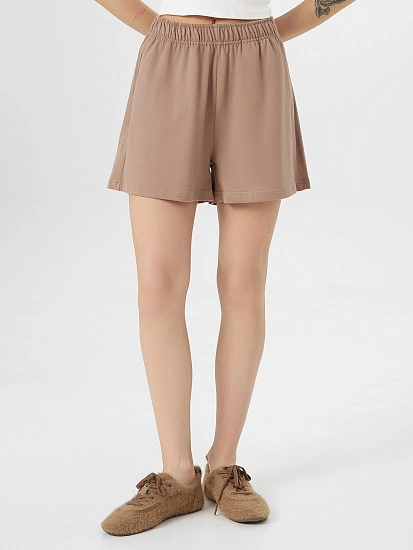картинка Шорты женские коричневые  от магазина стильной одежды Mark Formelle