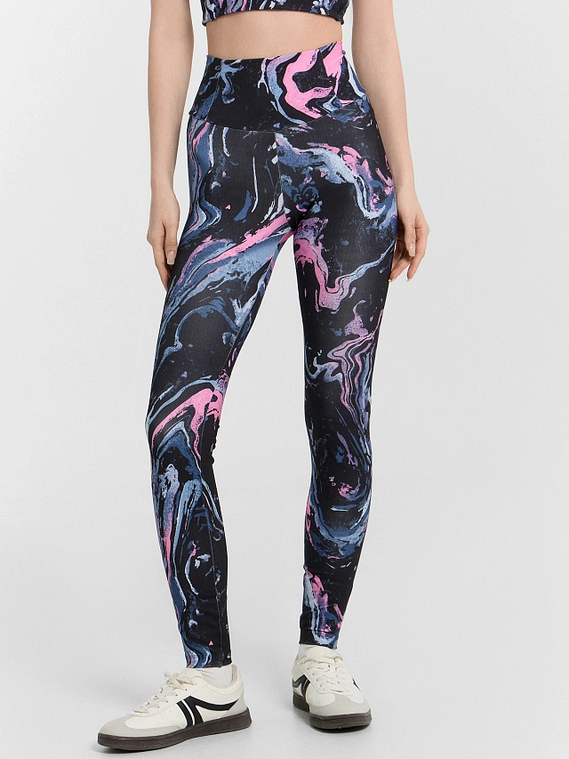 Комплект женский спортивный: топ и легинсы - 5