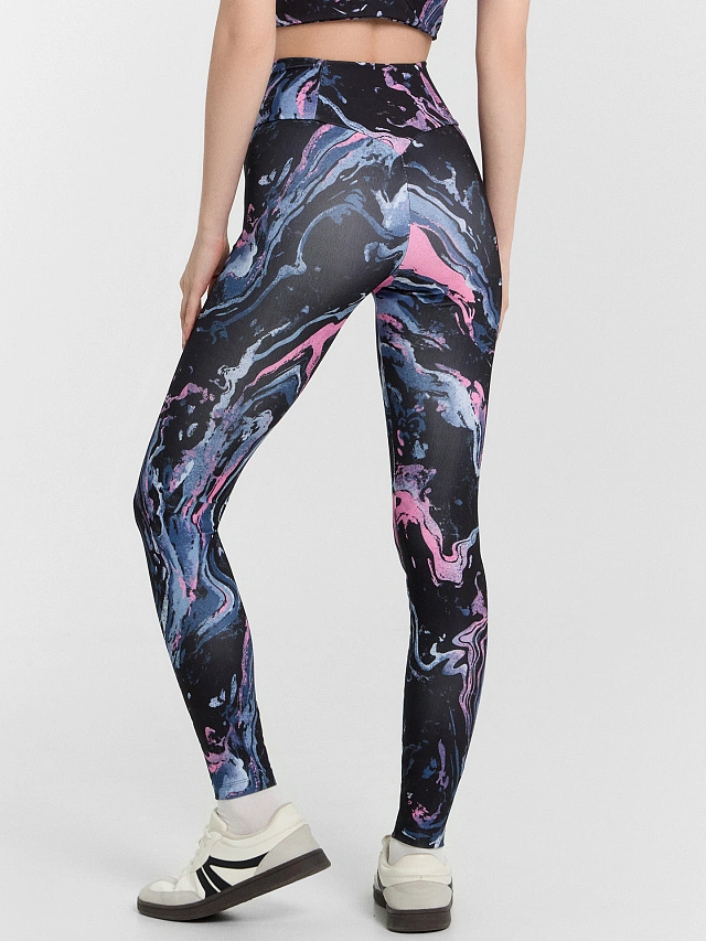 Комплект женский спортивный: топ и легинсы - 6