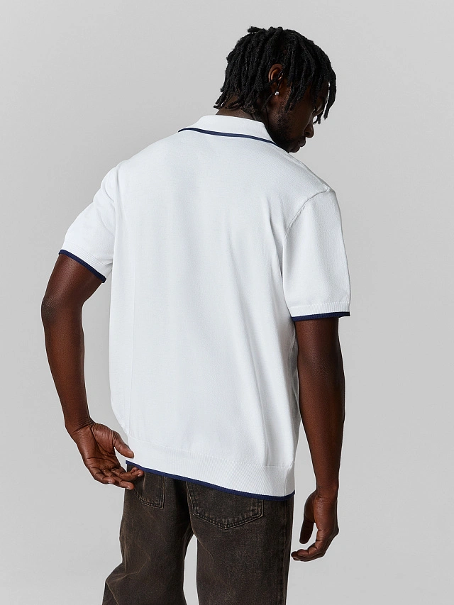 Поло мужское кремовое - 4