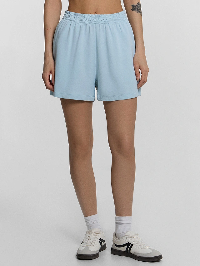 Шорты женские голубые - 3