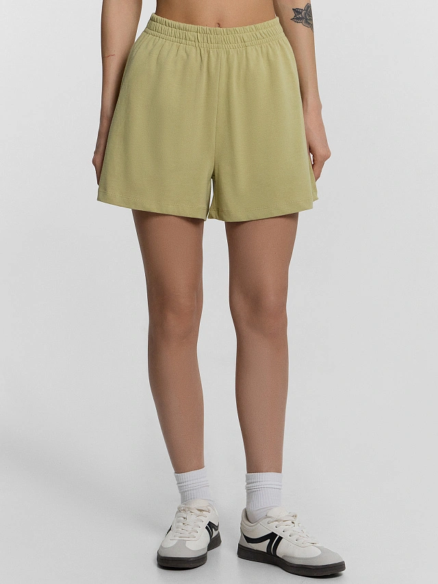 Шорты женские зеленые - 2