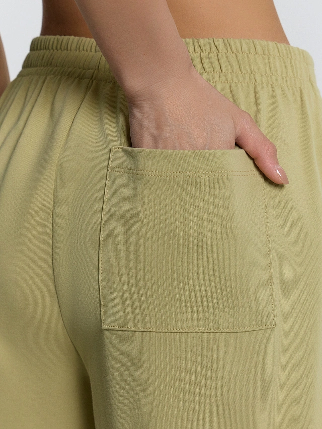 Шорты женские зеленые - 5