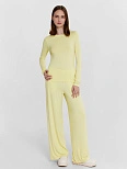 Комплект женский желтый: брюки и лонгслив
