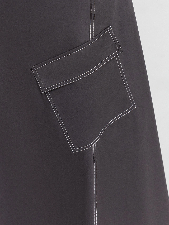 Юбка женская серая - 5