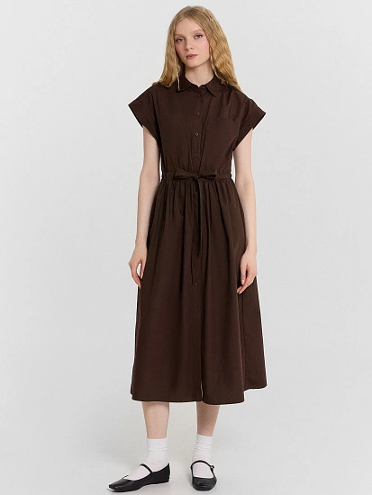 картинка Платье женское коричневое  от магазина стильной одежды Mark Formelle