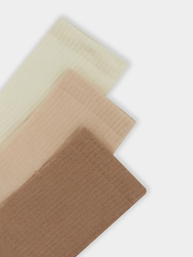 Носки женские высокие в наборе, 3 пары - 6