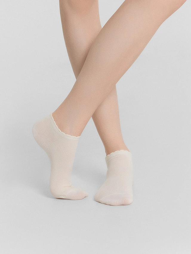 Носки женские короткие в наборе, 3 пары - 3