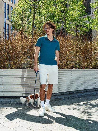 картинка Поло мужское синее от магазина мужской одежды Mark Formelle