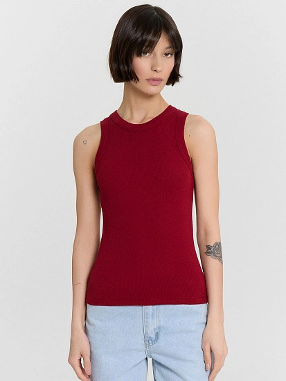 картинка Топ женский бордовый  от магазина стильной одежды Mark Formelle