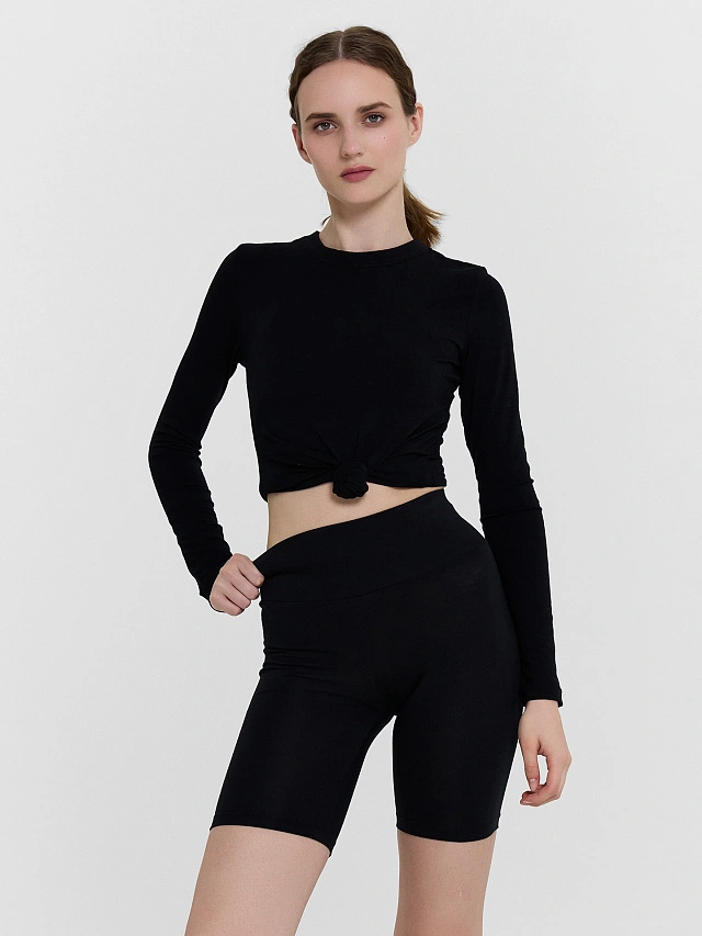 Велосипедки женские черные - 10