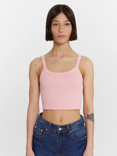 картинка Топ женский розовый от магазина стильной одежды Mark Formelle