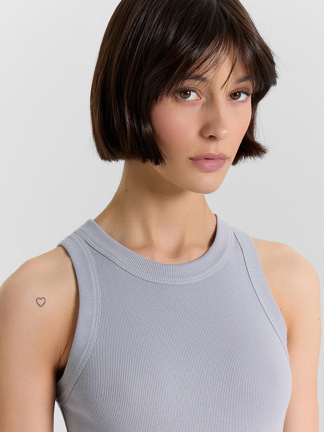 Топ женский серый - 4