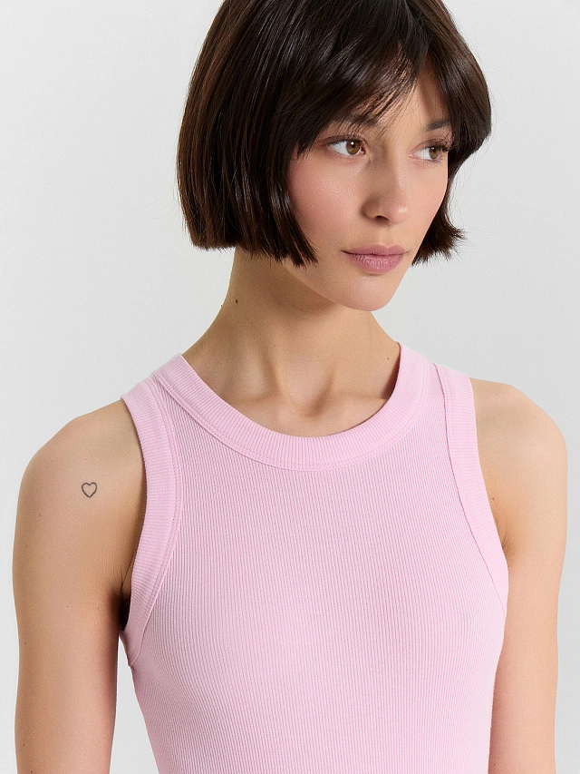 Топ женский розовый - 4