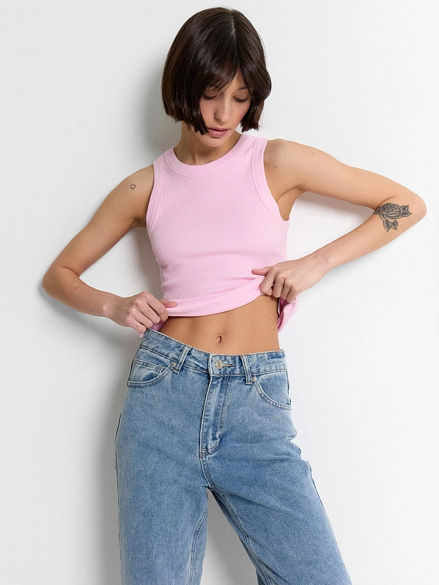 Топ женский розовый - 6