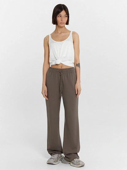 картинка Брюки женские коричневые  от магазина стильной одежды Mark Formelle